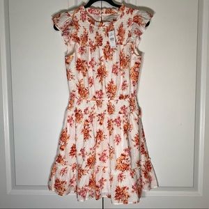 Loft Floral Mini Dress